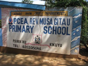 Musa Giatau Primary School, Nairobi, Kenya, Sign Primary School for orphans of Nairobi, Kenya